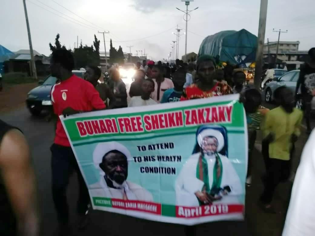  free zakzaky protest in kaduna on thurs 26 sept 2019